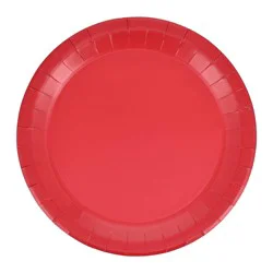 Candy Red 9 In Dinner Plate 20 Ct