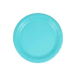 Turquoise 7 In Lunch Plate 20 Ct