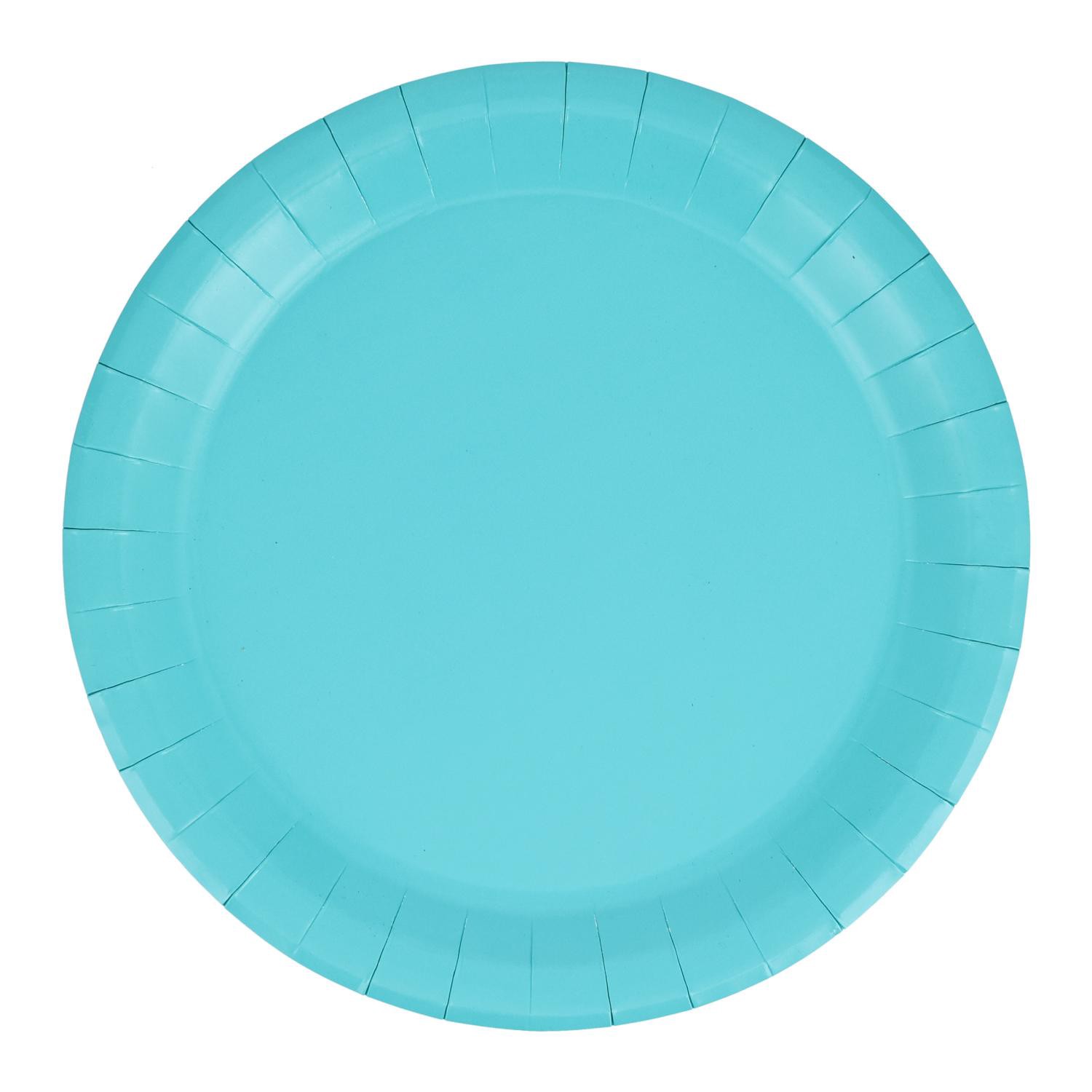 slide 1 of 1, Meijer Turquoise Dinner Plates, 1 ct