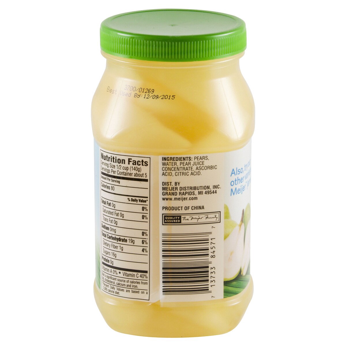 slide 3 of 4, Meijer Sliced Pears in 100% Juice, 24.5 oz