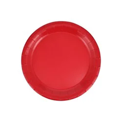 Candy Red Lunch Plates