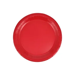 Meijer Candy Red Lunch Plates