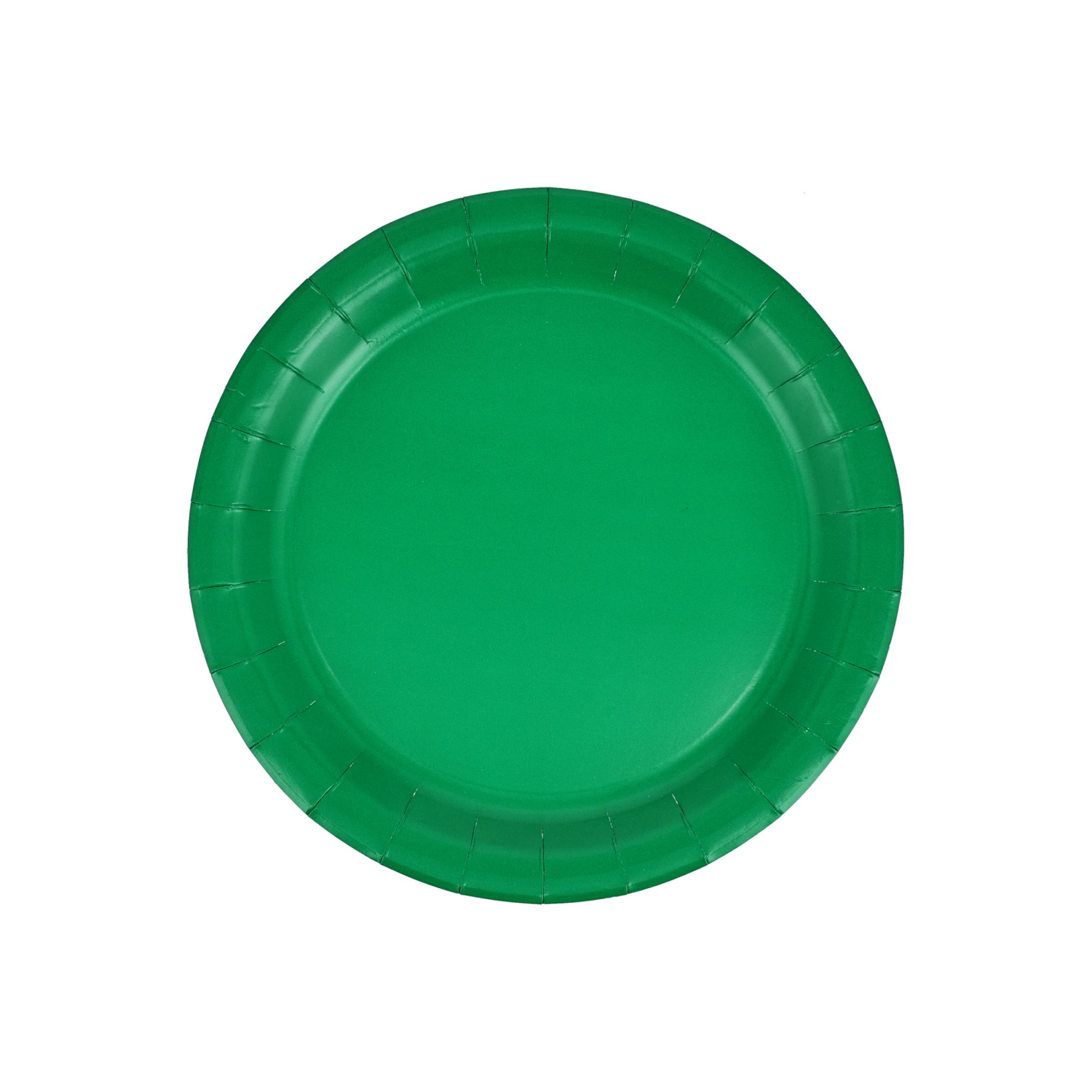 slide 1 of 1, Meijer Forest Green Lunch Plates, 1 ct