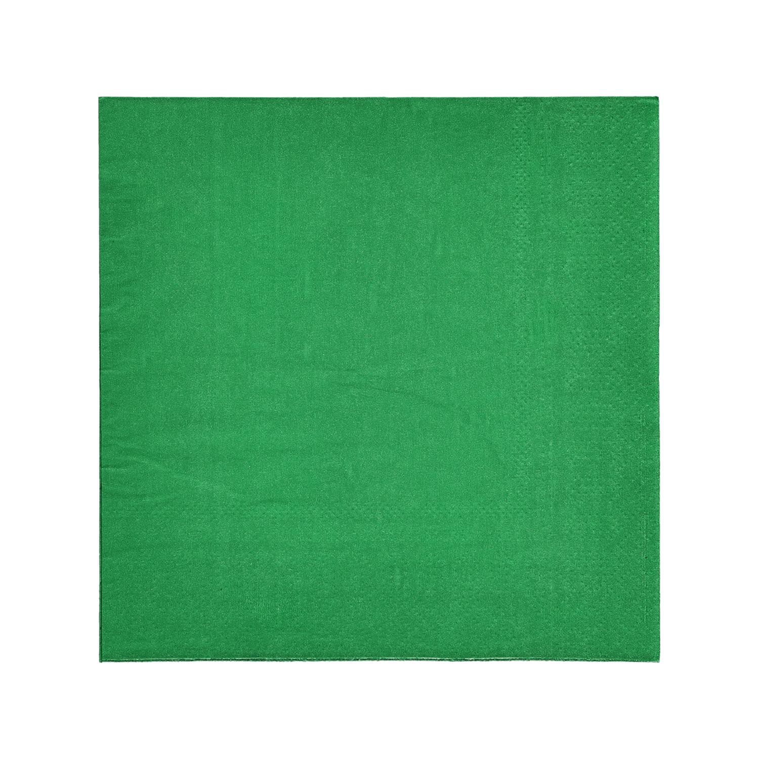 slide 1 of 1, Forest Green Lunch Napkins, 1 ct