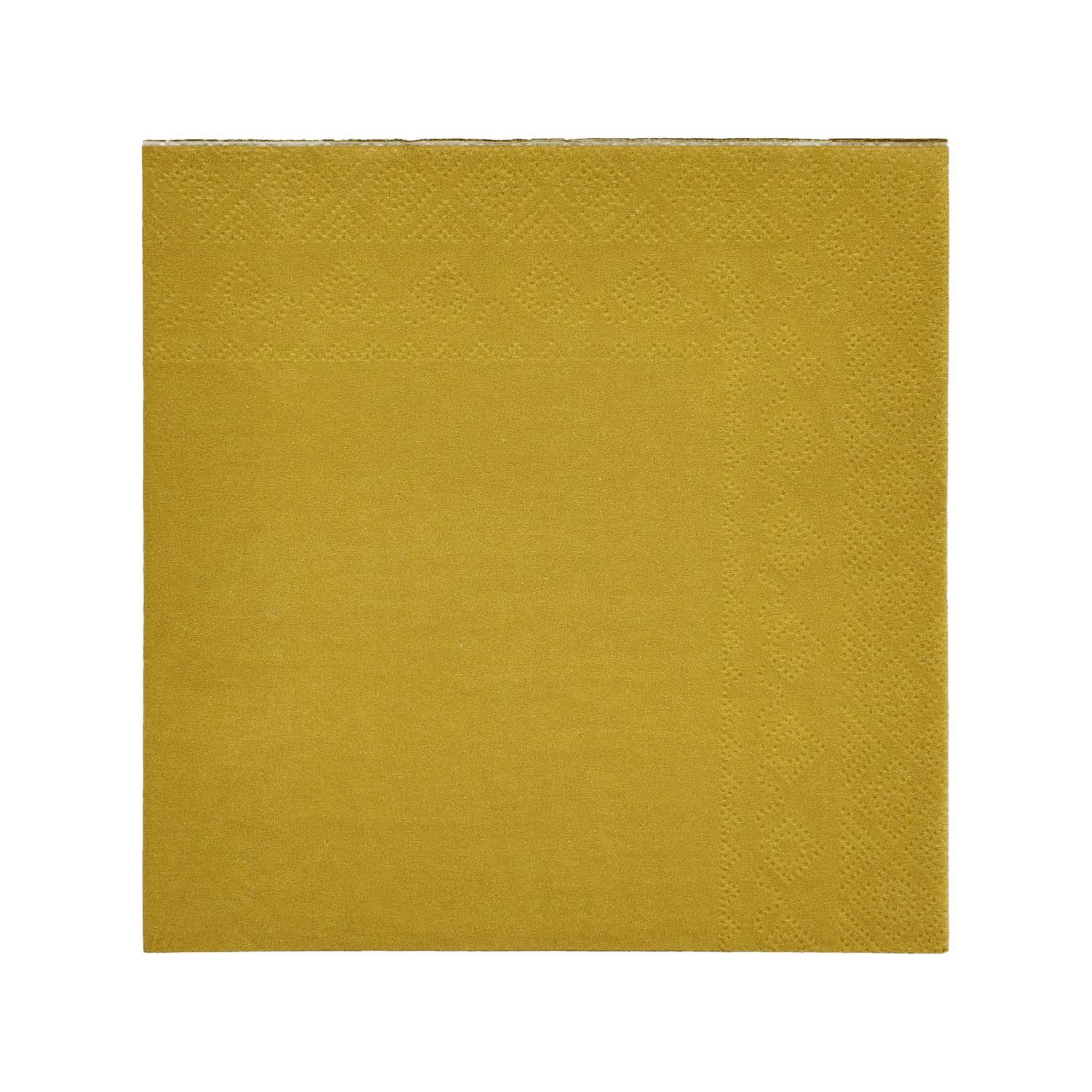 slide 1 of 1, Gold Lunch Napkins, 1 ct