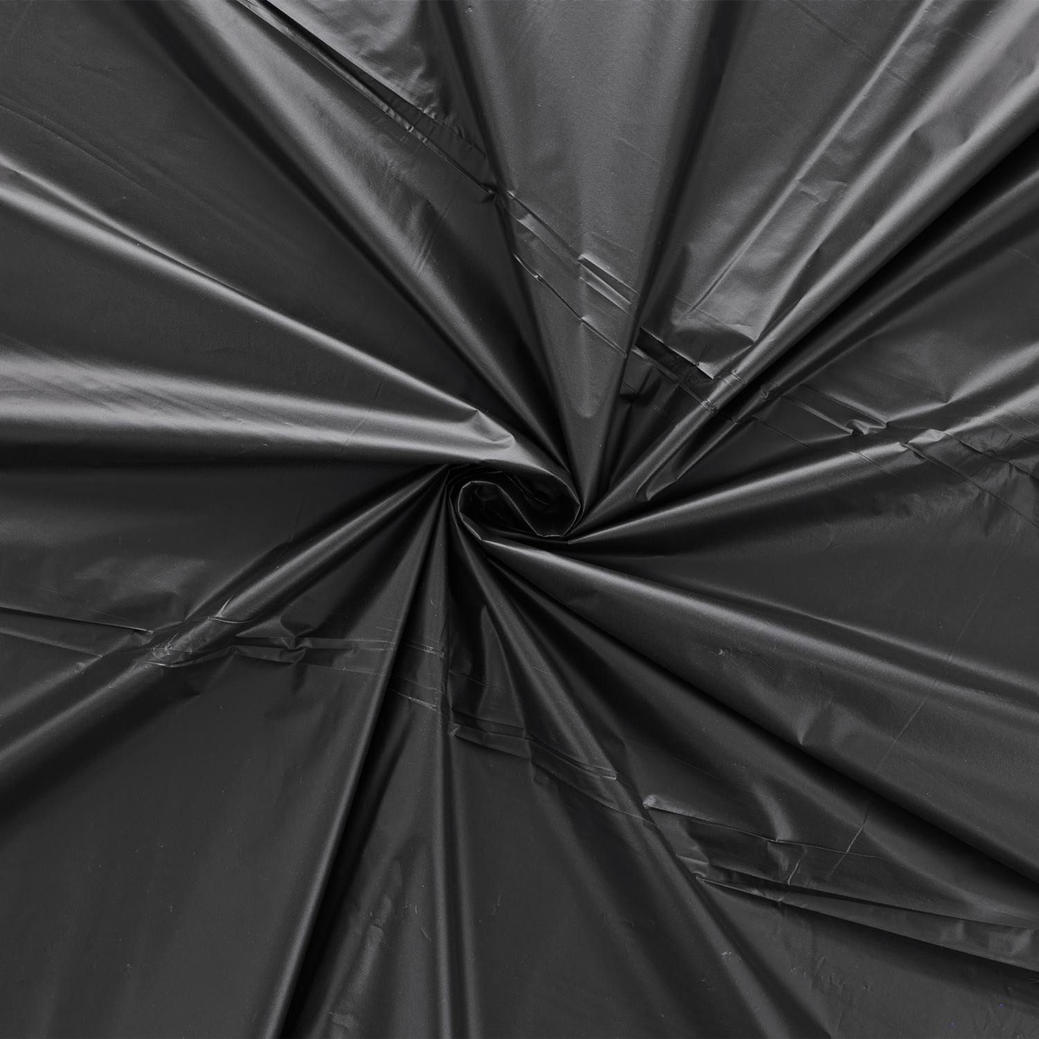 slide 1 of 1, Black Plastic Table Cover, Rectangular, 1 ct