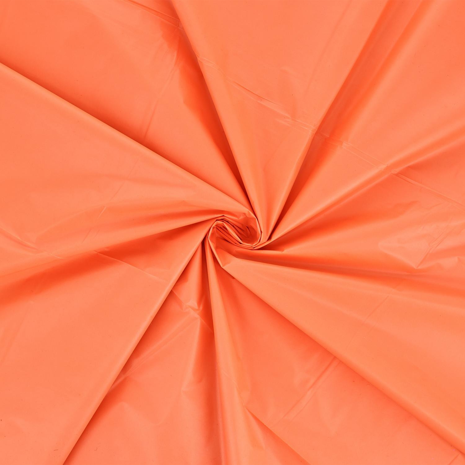 slide 1 of 1, Meijer Apricot Plastic Table Cover, Round, 1 ct