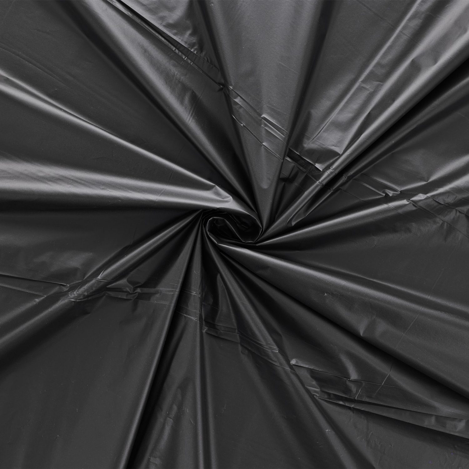 slide 1 of 1, Meijer Black Plastic Table Cover, Round, 1 ct