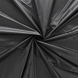 Meijer Black Plastic Table Cover, Round