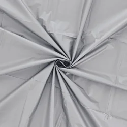 Meijer Silver Plastic Table Cover, Round