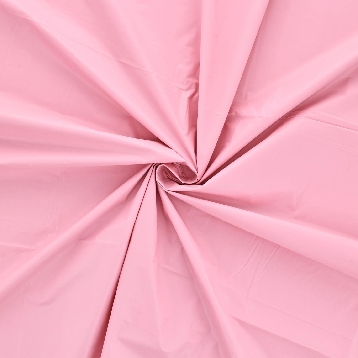 slide 1 of 1, Baby Pink Plastic Table Cover, Round, 1 ct