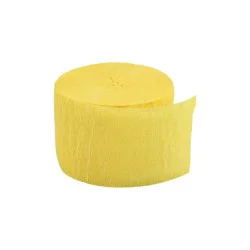 Meijer Sun Yellow Crepe Streamer 81 Ft