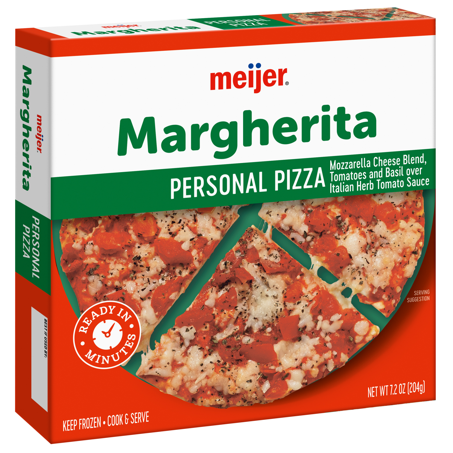 slide 6 of 8, MEIJER MARGHERITA PERSONAL PIZZA 7.2 OZ, 7.2 oz