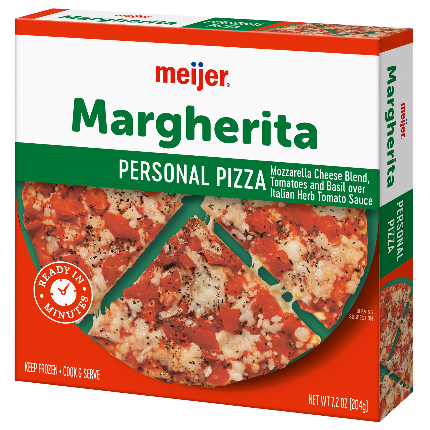 slide 7 of 8, MEIJER MARGHERITA PERSONAL PIZZA 7.2 OZ, 7.2 oz