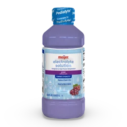 Meijer Electrolyte Solution, Grape, 1 Ltr