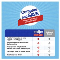 slide 7 of 25, Meijer Advantage Care Electrolyte Solution, Blue Raspberry, With Prevital Prebiotics, 1 liter