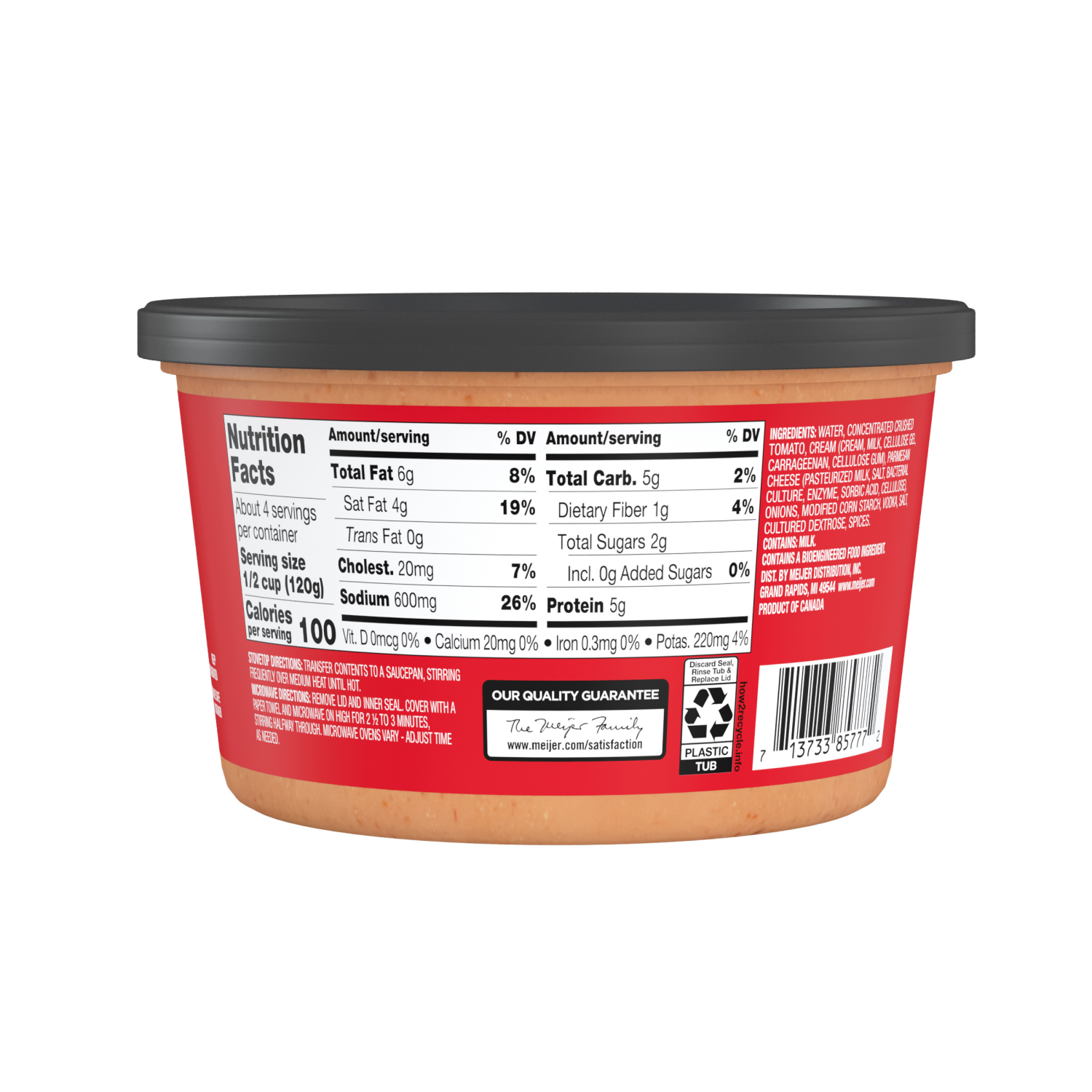 slide 2 of 5, Crafted Market by Meijer Rose Pasta Sauce, 16 oz