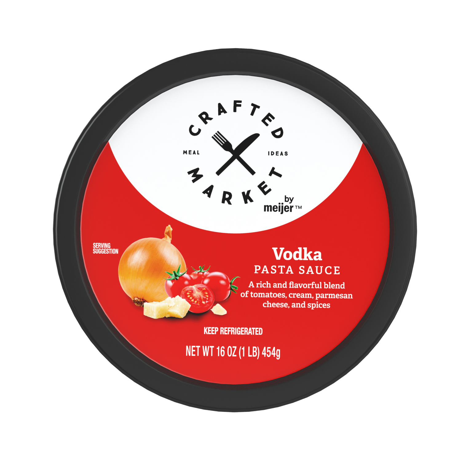 slide 5 of 5, Crafted Market by Meijer Rose Pasta Sauce, 16 oz