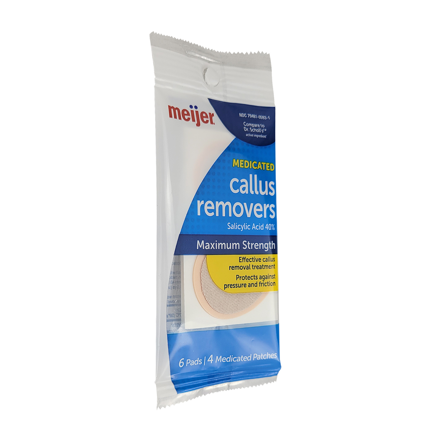 slide 2 of 3, Meijer Callus Removers, 1 ct