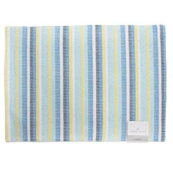 Room & Retreat Seasonal Summer Stripe Yarn Dyed Placemat, 13 In X 19 In