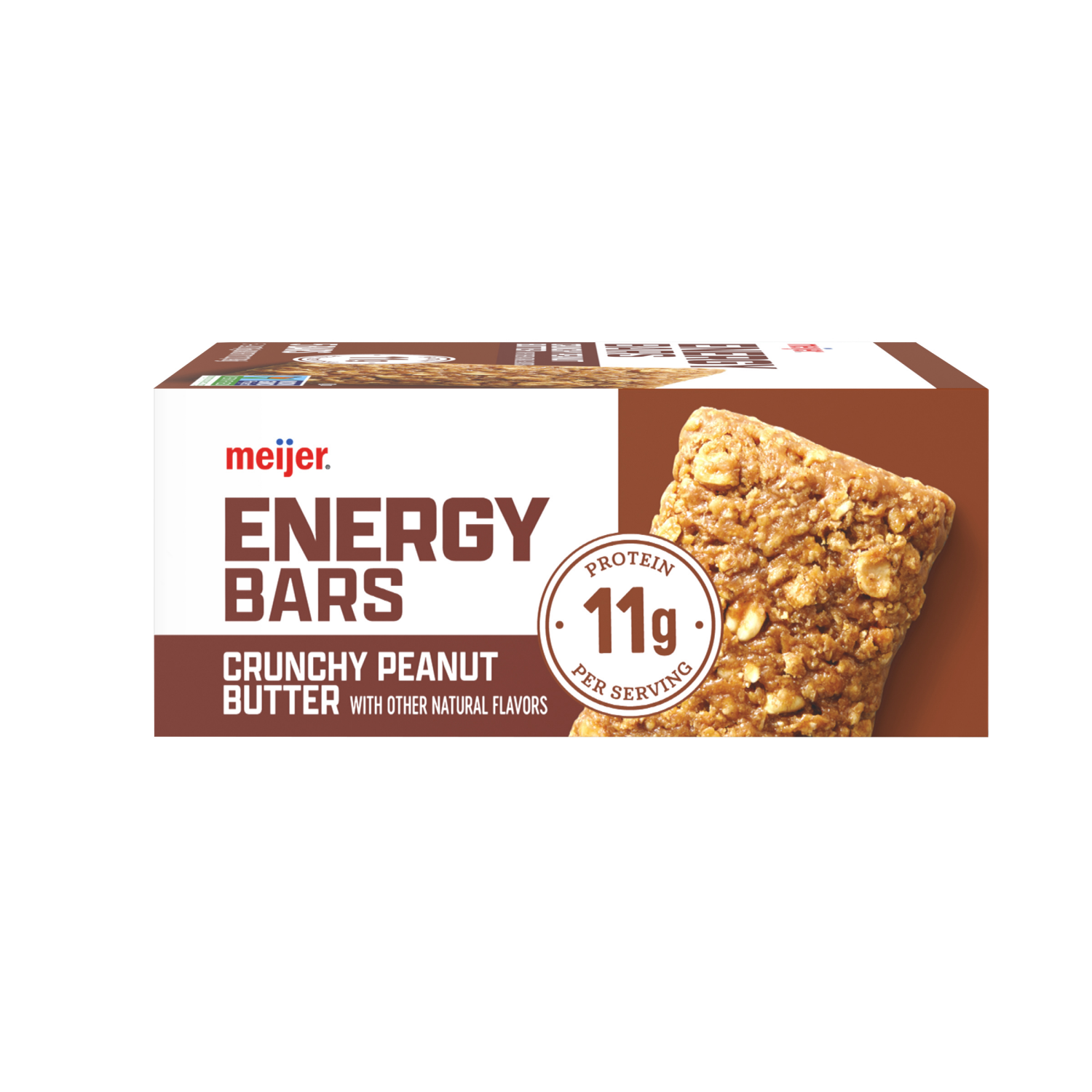 slide 6 of 6, Meijer Crunchy Peanut Butter Energy Bars, 5 Ct, 5 ct