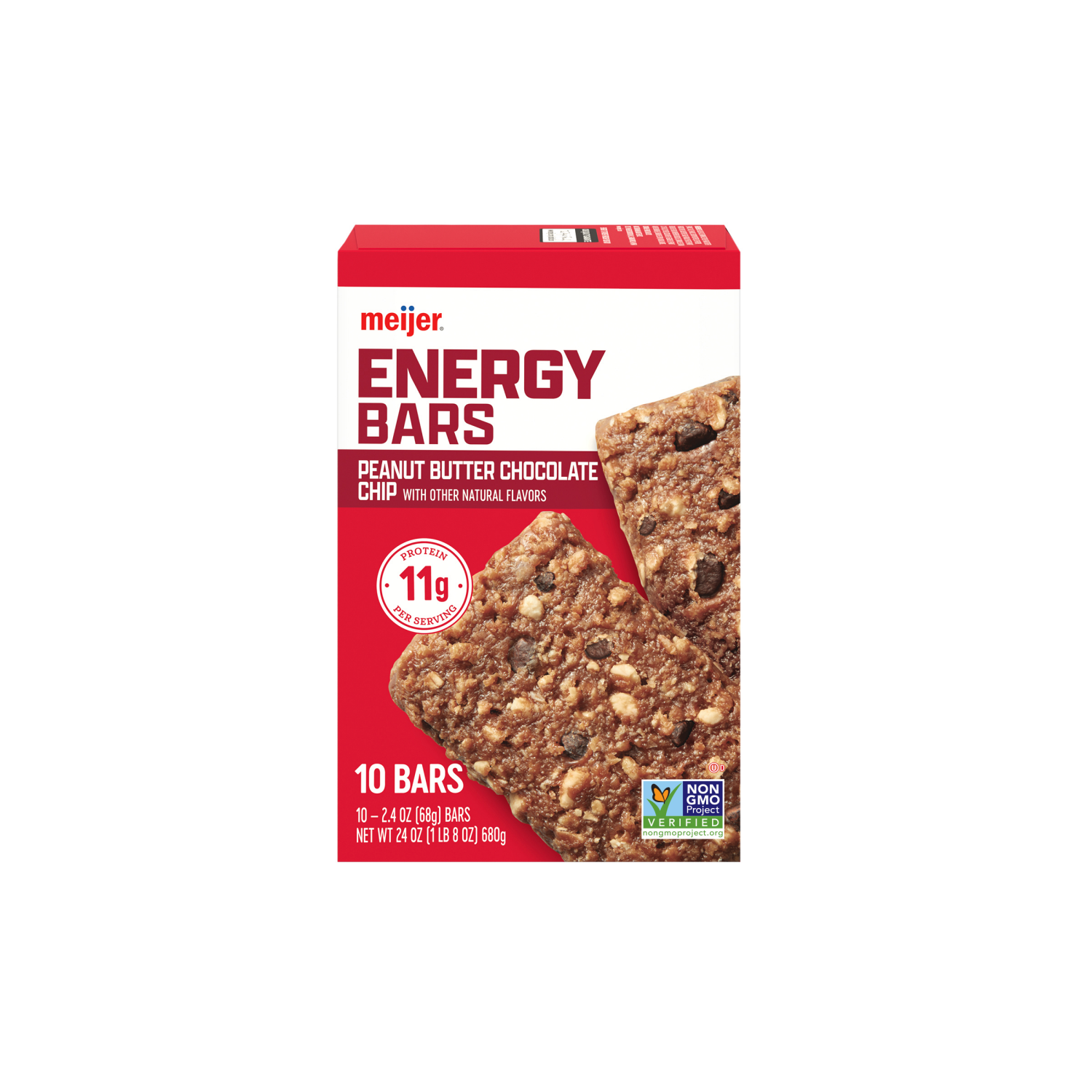 slide 2 of 6, Meijer Peanut Butter Chocolate Chip Energy Bars, 10 ct, 10 ct