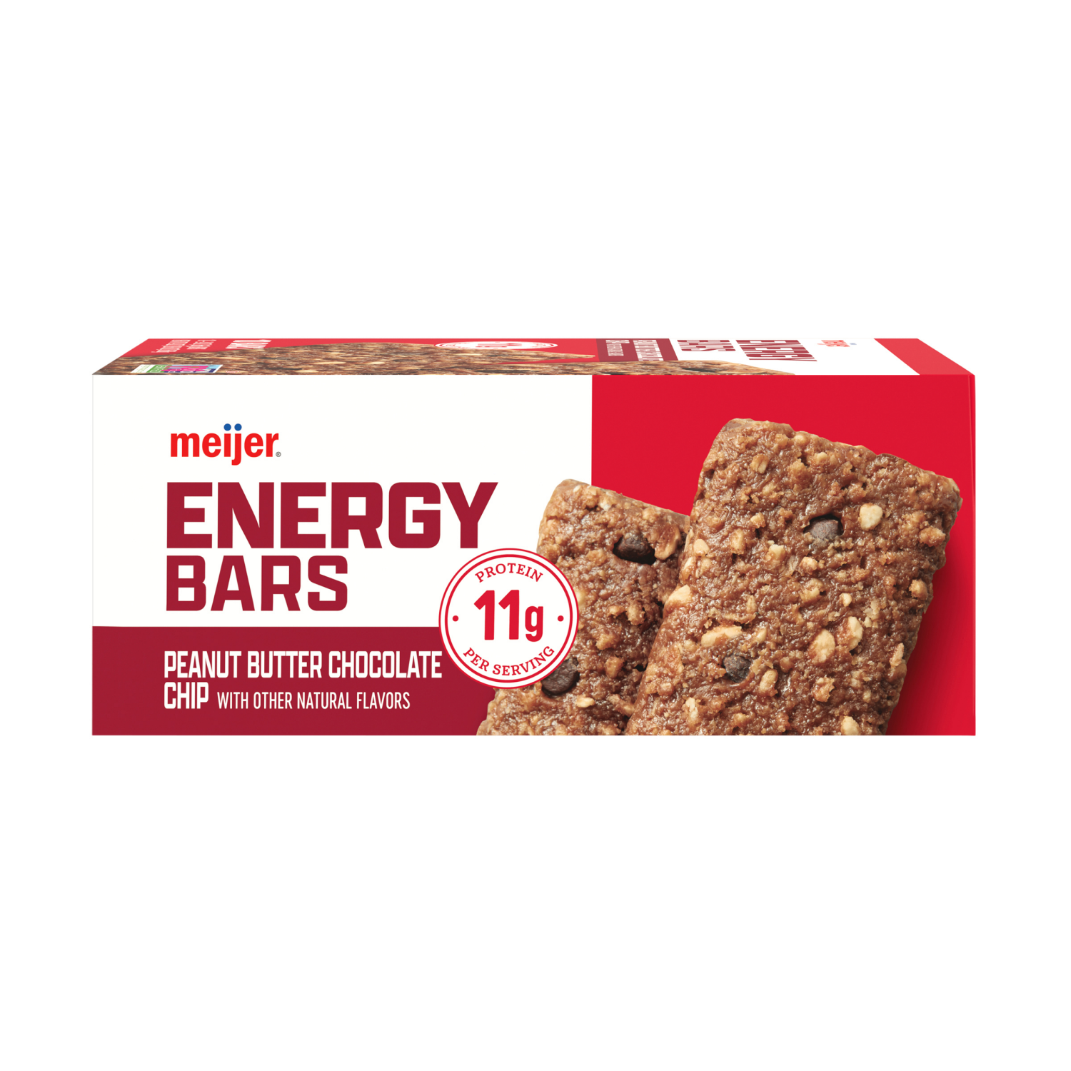 slide 6 of 6, Meijer Peanut Butter Chocolate Chip Energy Bars, 10 ct, 10 ct