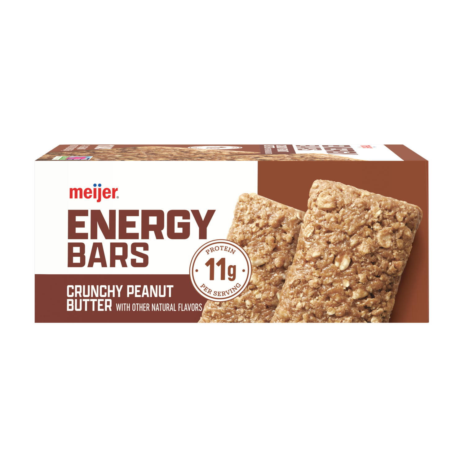 slide 6 of 6, Meijer Crunchy Peanut Butter Energy Bars, 10 Ct, 10 ct