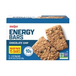 Meijer Chocolate Chip Energy Bars, 15 Ct