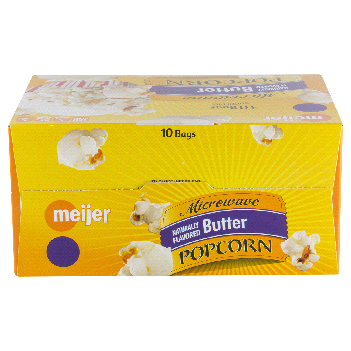 slide 5 of 6, Meijer Microwave Popcorn Butter, 33 oz