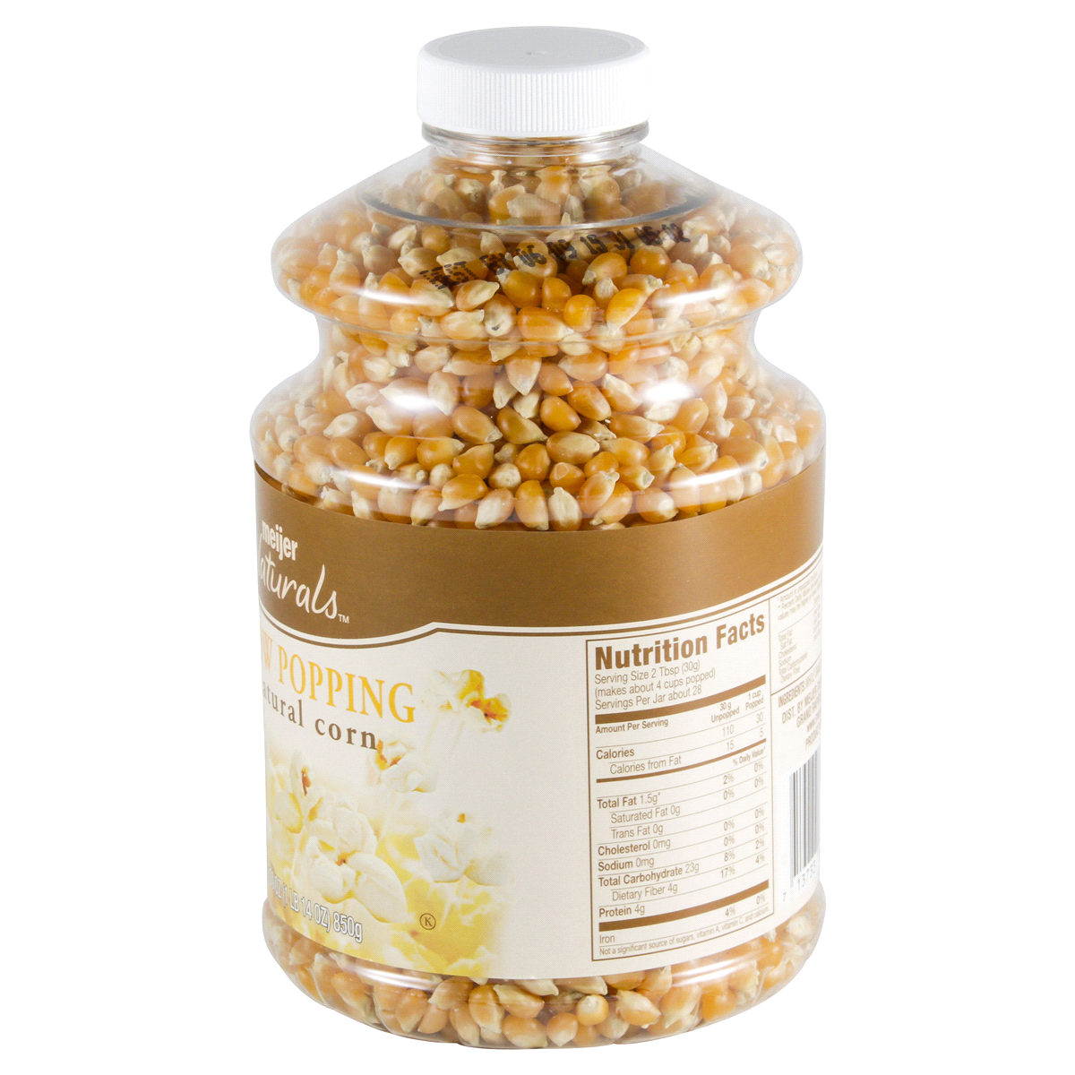 slide 3 of 4, Meijer Naturals Yellow Popping Corn, 30 oz