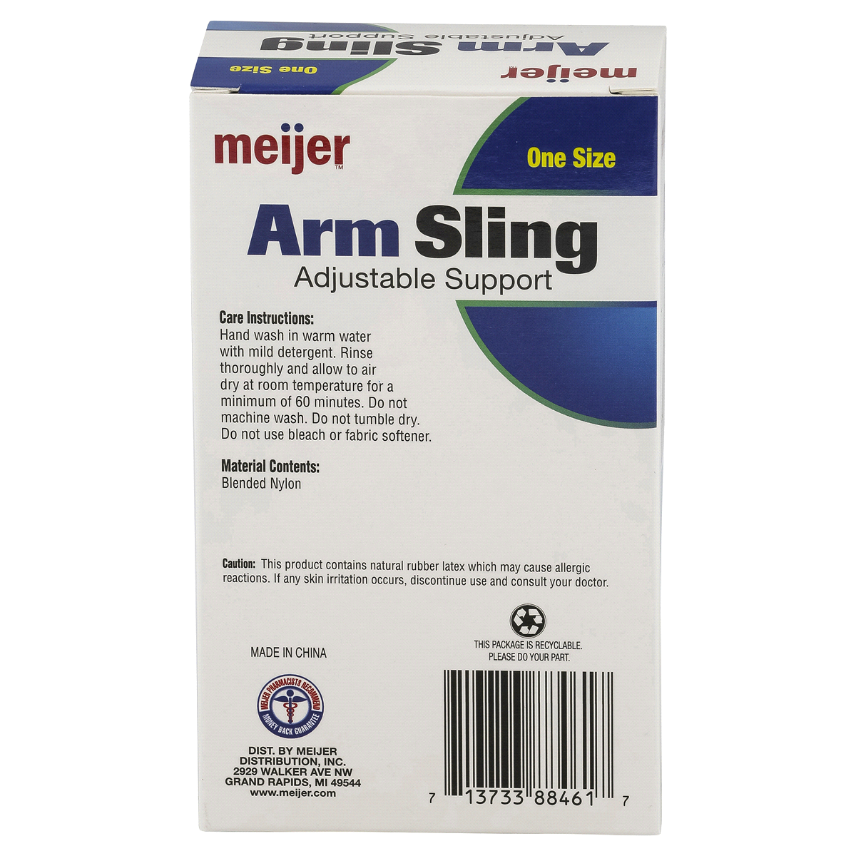 slide 2 of 3, Meijer Arm Sling, One Size, 1 ct