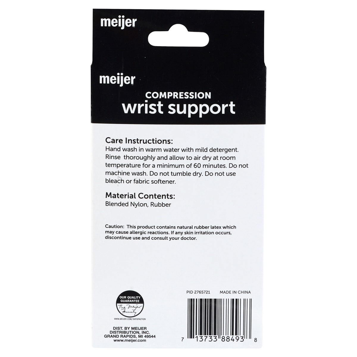 slide 2 of 2, Meijer Wrist Support Brace, One Size, 1 ct