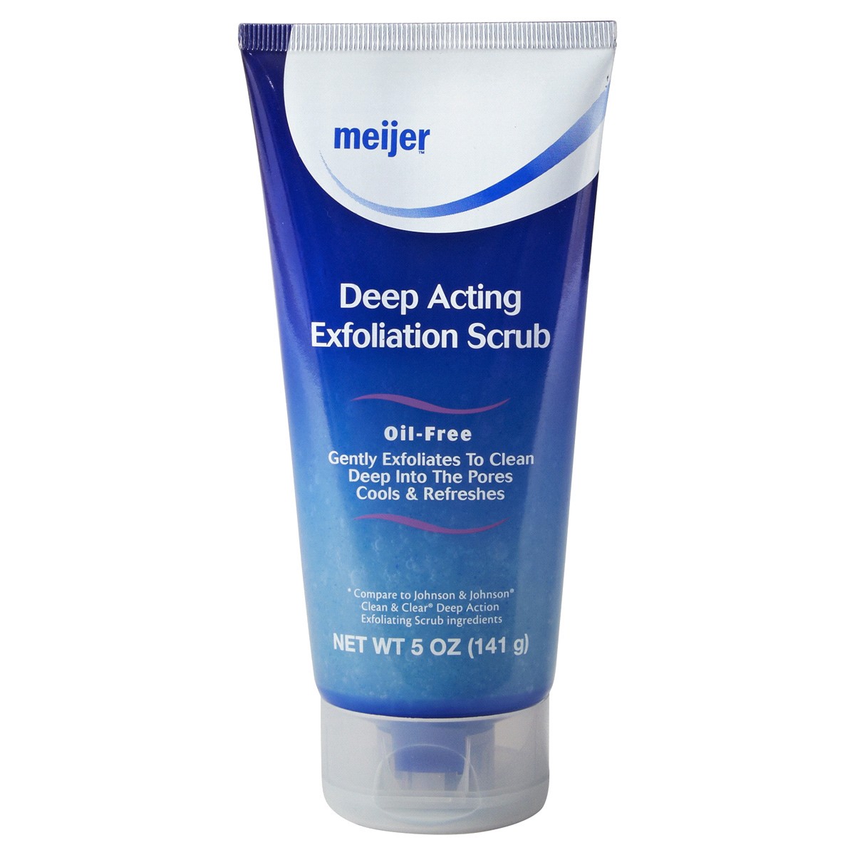 slide 1 of 2, Meijer Deep Acting Exfoliation Scrub, 5 fl oz