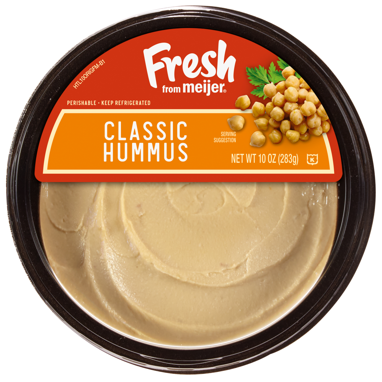 slide 1 of 3, Fresh From Meijer Hummus, 10 oz