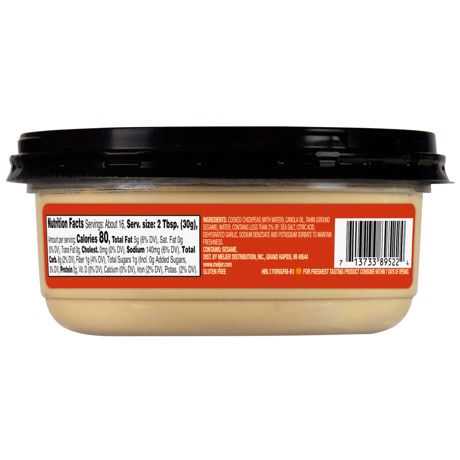 slide 2 of 3, Fresh from Meijer Classic Hummus, 17 oz