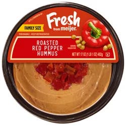Fresh from Meijer Roasted Red Pepper Hummus