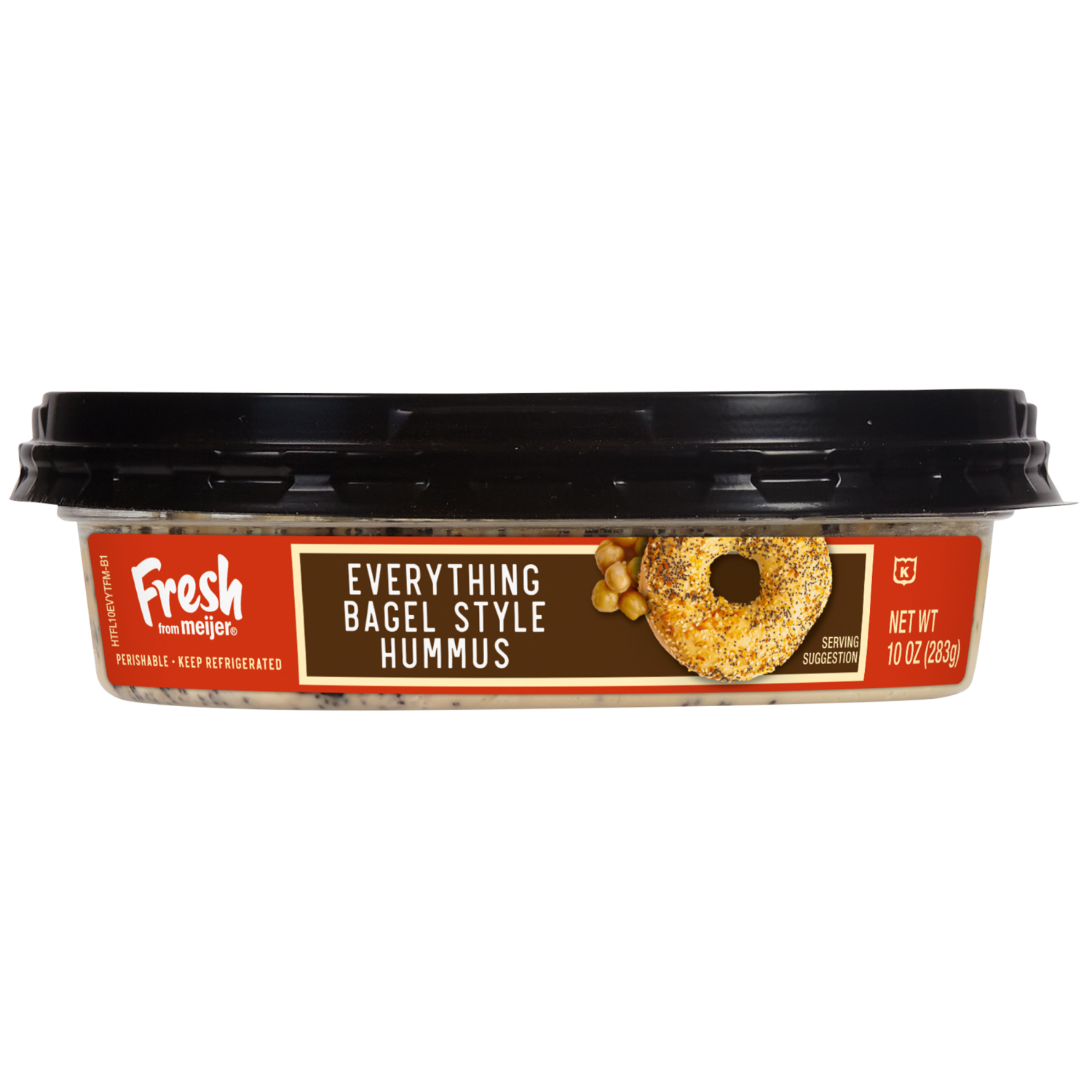 slide 3 of 3, Fresh from Meijer Everything Bagel Style Hummus, 10 oz