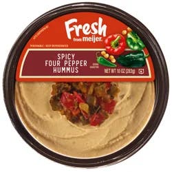 Spicy Four Pepper Hummus, 10 Oz.