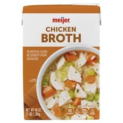 Meijer Fat Free Chicken Broth