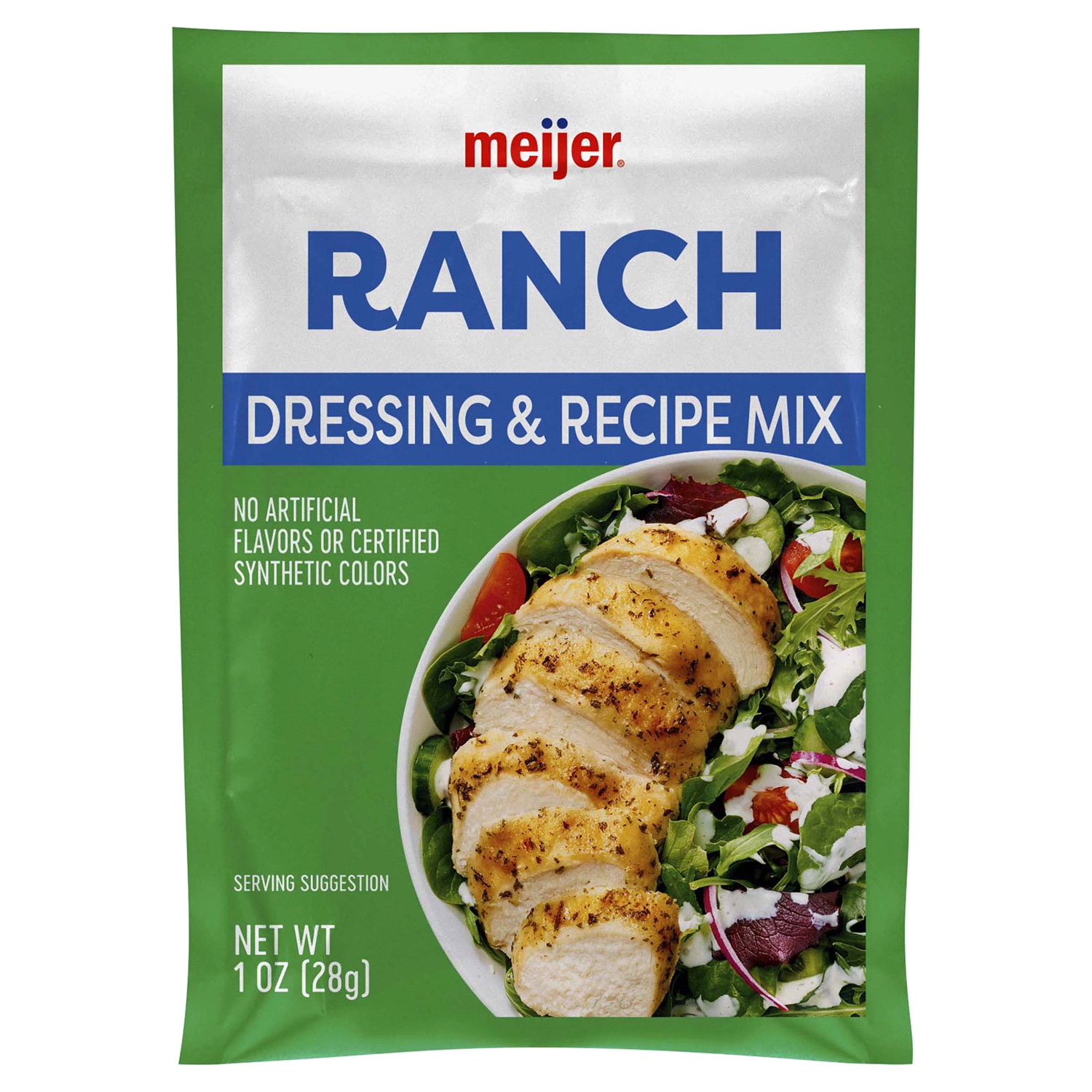 slide 1 of 2, Meijer Ranch Dressing Mix, 1 oz
