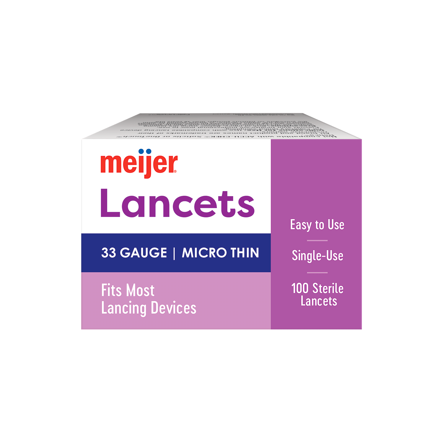 slide 5 of 5, Meijer Lancets 100 count, 100 ct