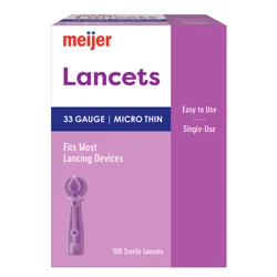 Meijer Lancets 100 count