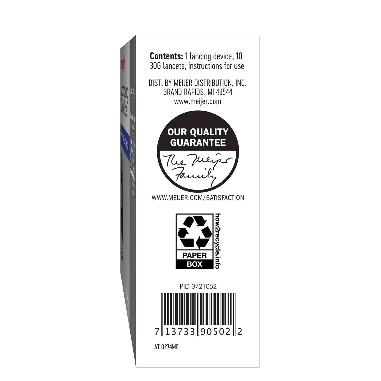 slide 3 of 5, Meijer Lancing Device W Lancets, 10 ct