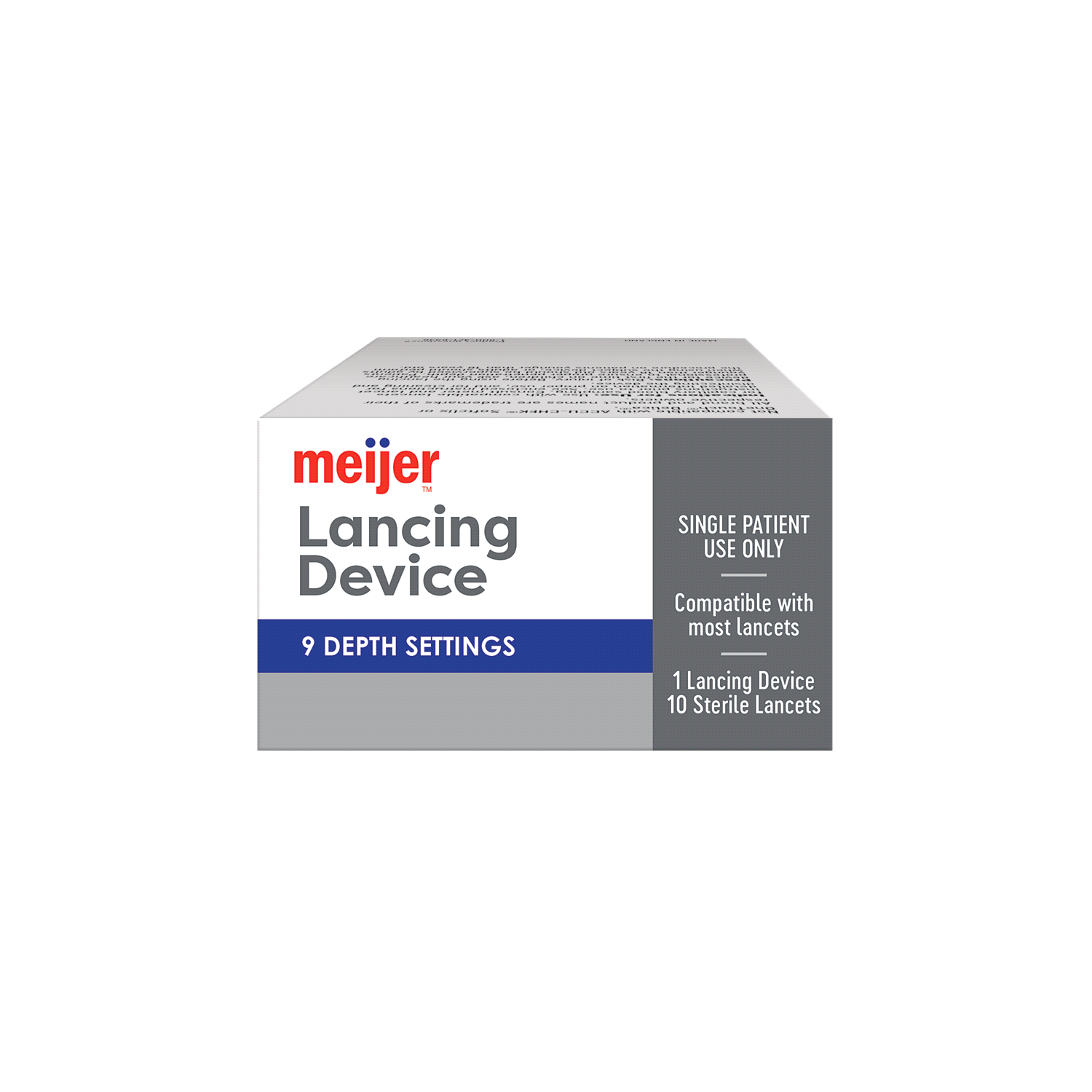 slide 5 of 5, Meijer Lancing Device W Lancets, 10 ct