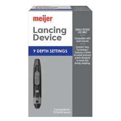 Meijer Lancing Device W Lancets