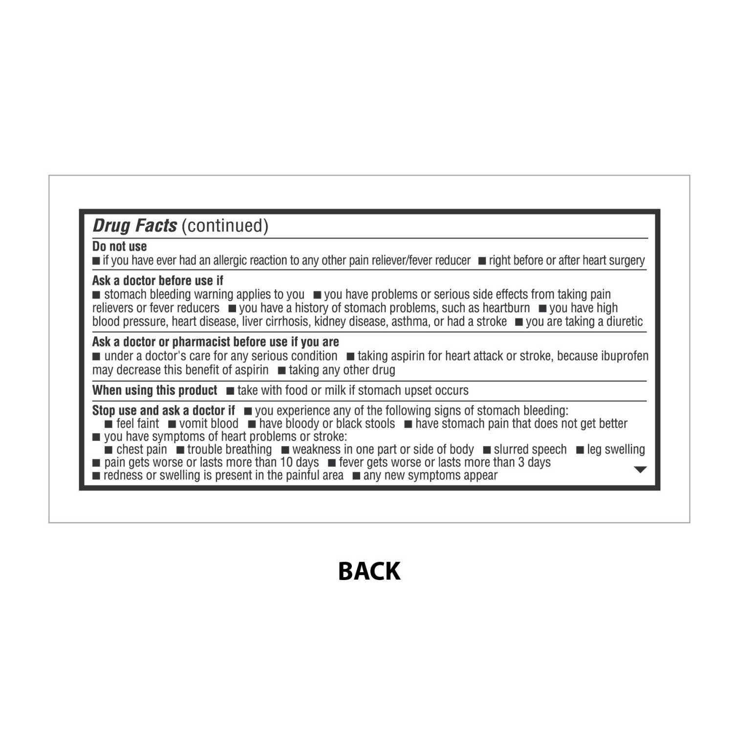 slide 4 of 5, Meijer Ibuprofen Mini Softgels, 200 mg, 80 ct