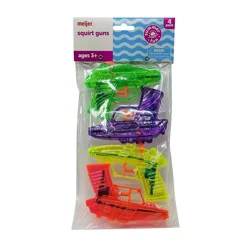 Meijer 4 Pack Squirt Guns Pdq