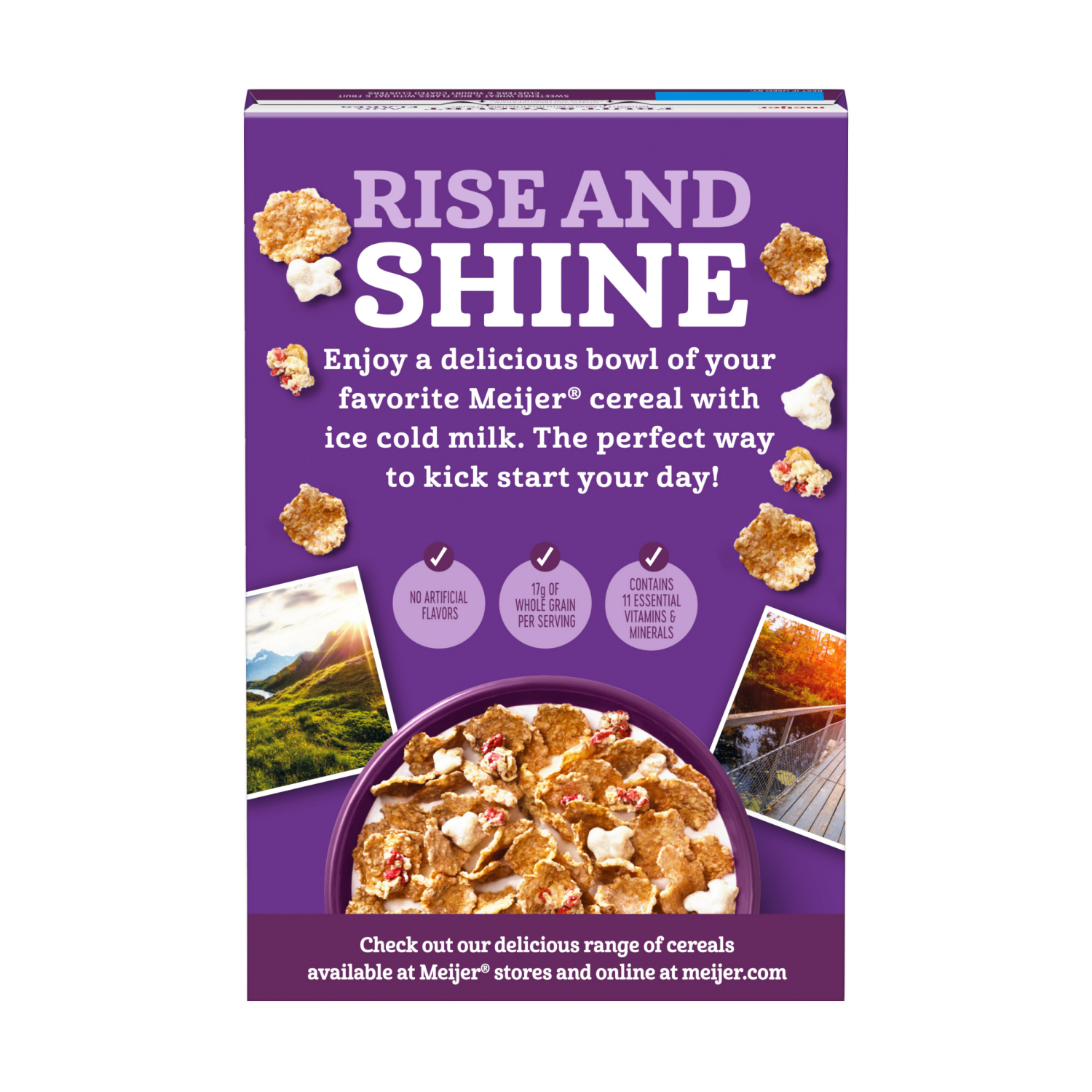 slide 2 of 8, Meijer Fruit & Yogurt Cereal, 12.5 oz