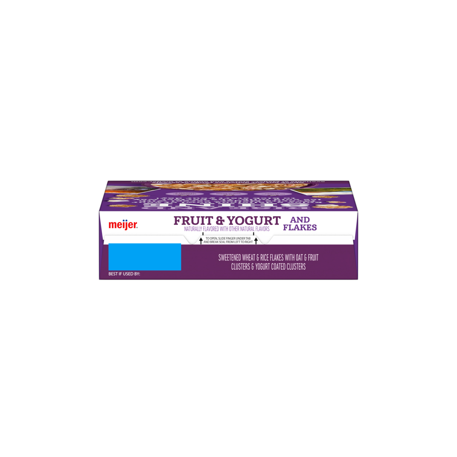 slide 8 of 8, Meijer Fruit & Yogurt Cereal, 12.5 oz